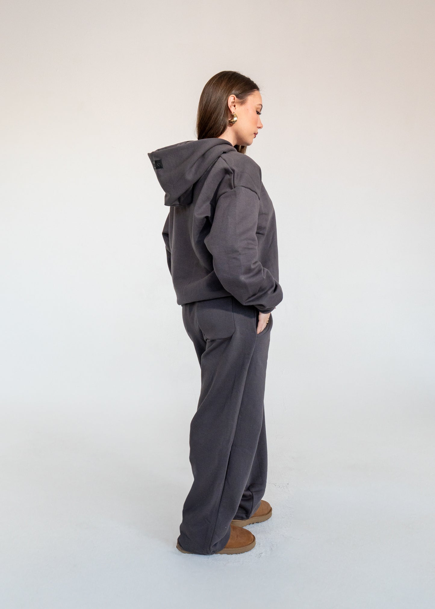 Charcoal Hoodie Set