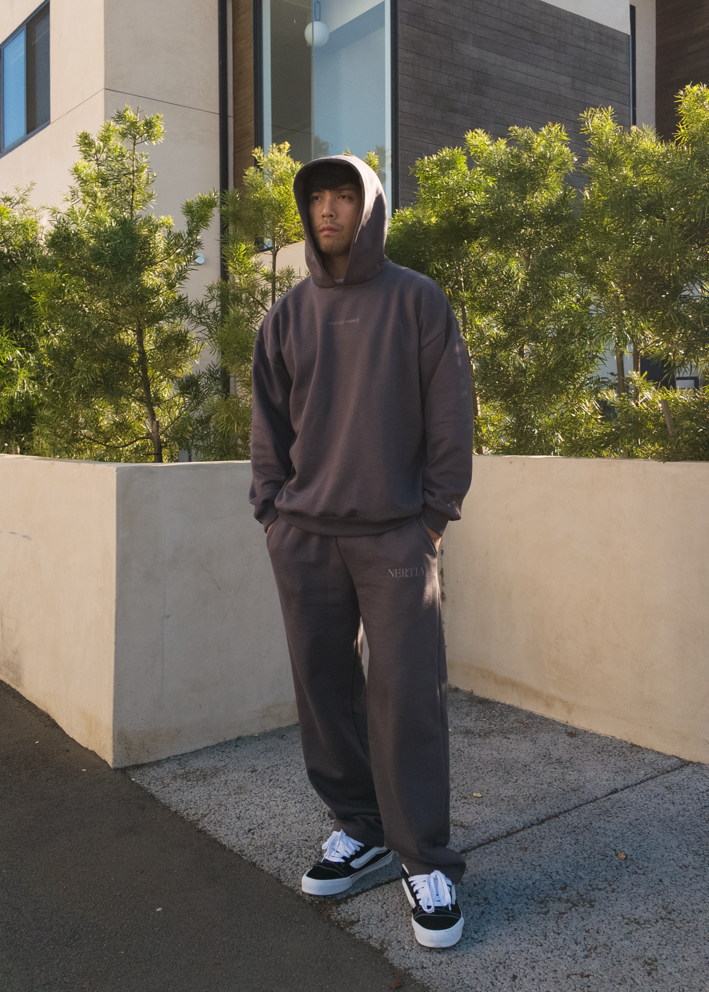 Charcoal Hoodie Set