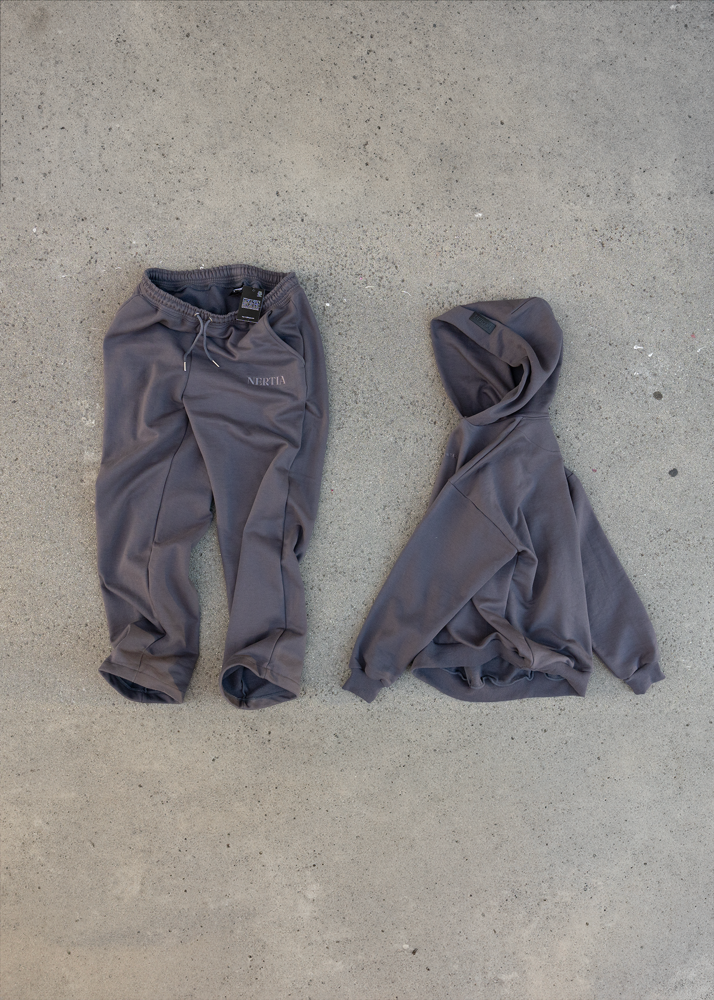 Charcoal Hoodie - FULL SET
