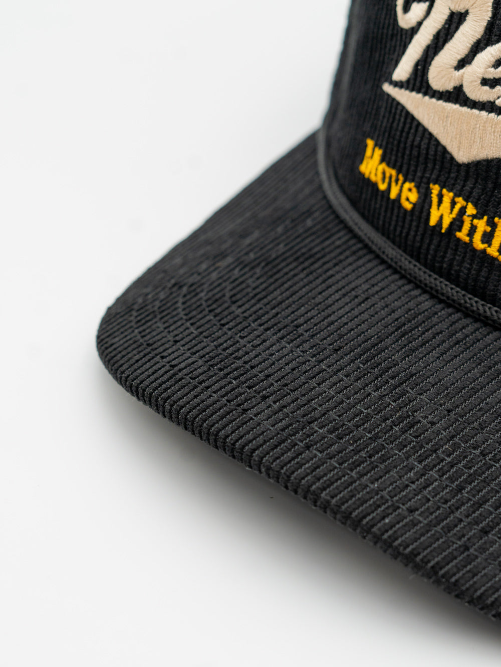 Purpose Corduroy Snapback [Black]