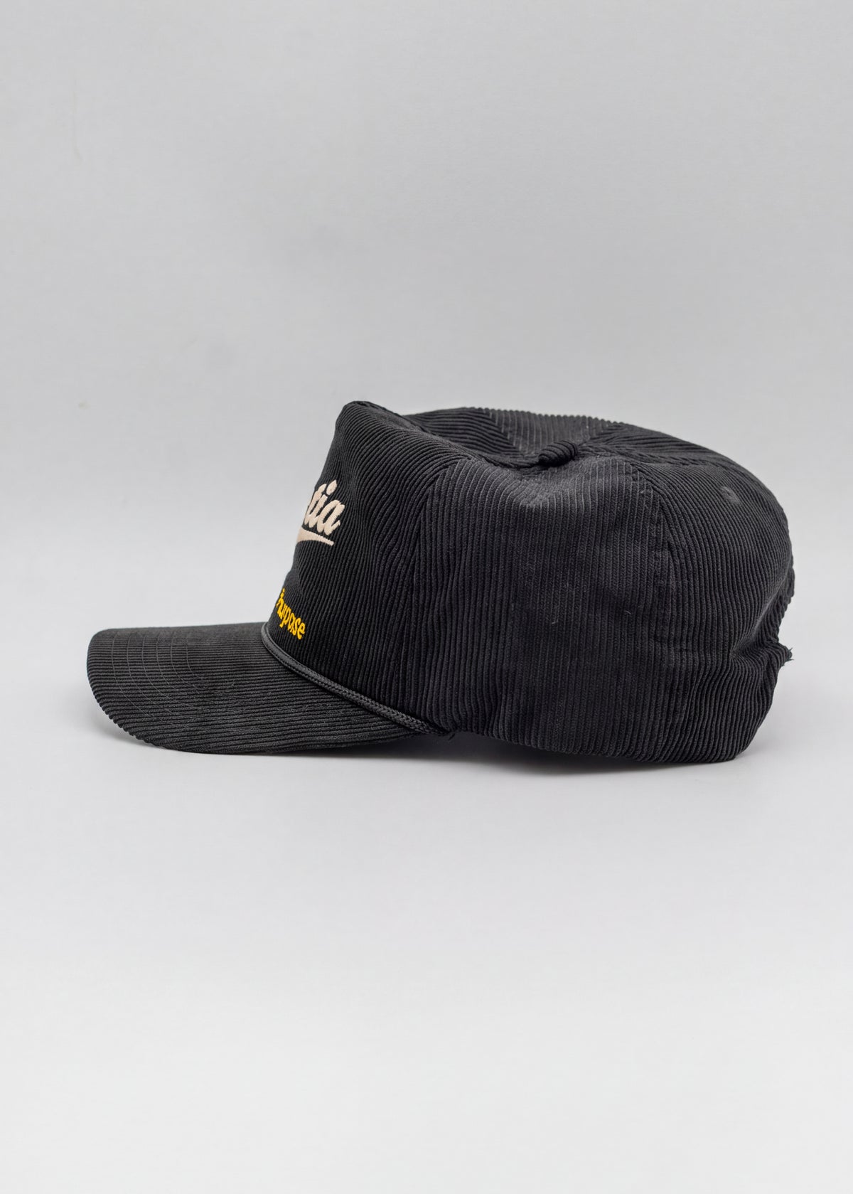 Purpose Corduroy Snapback [Black]
