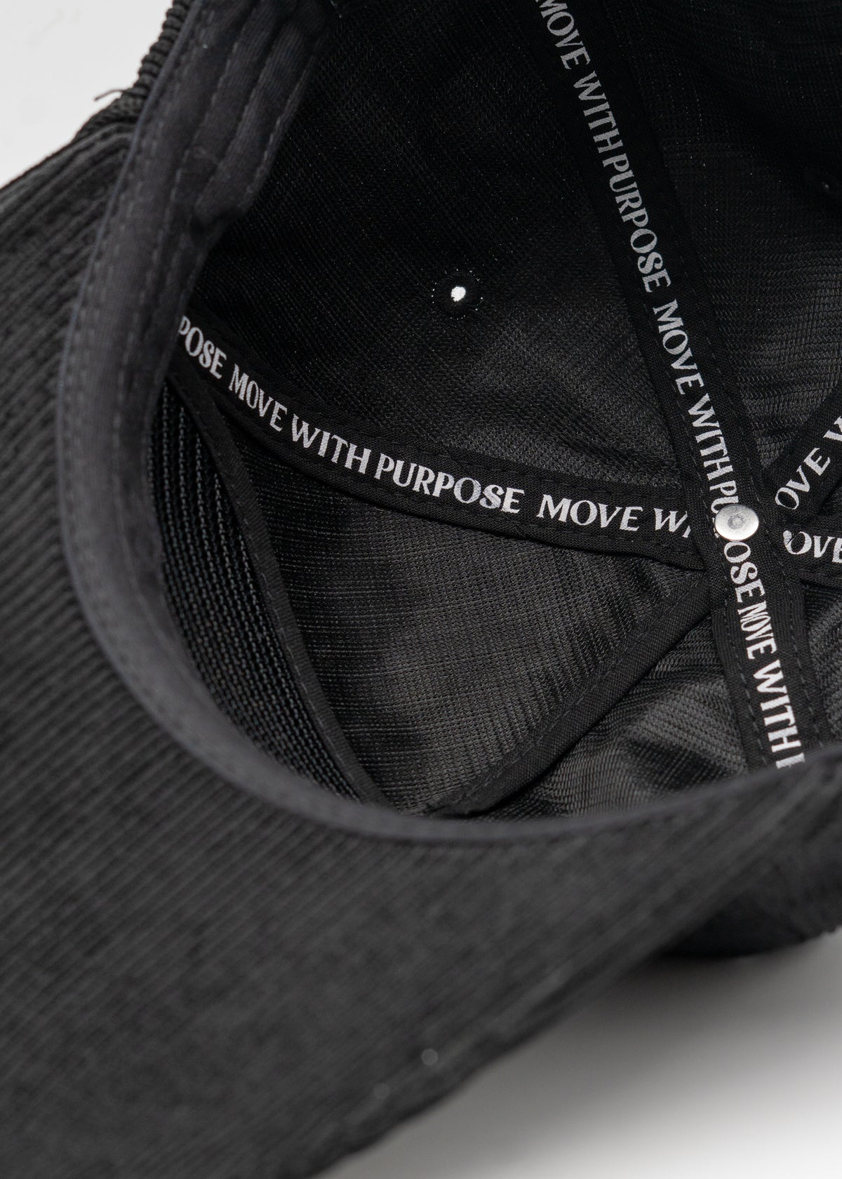 Purpose Corduroy Snapback [Black]