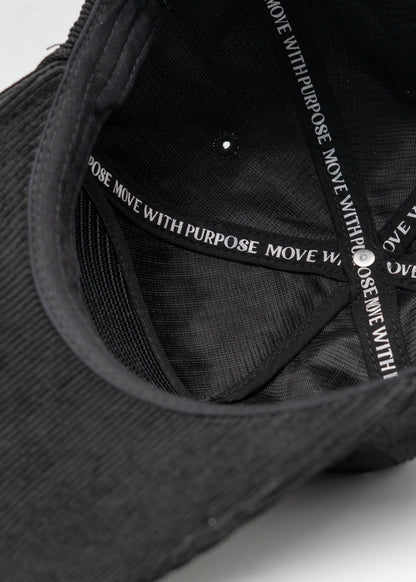 Purpose Corduroy Snapback [Black]