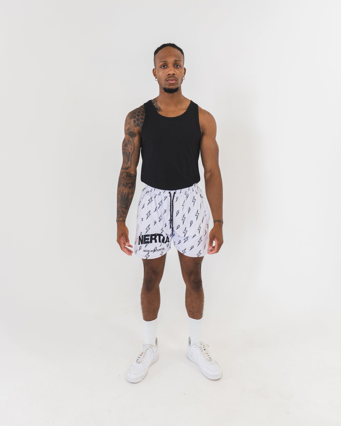 Bolt Shorts - White