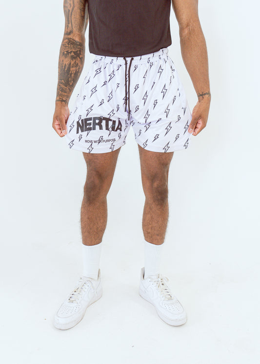 Bolt Shorts - White