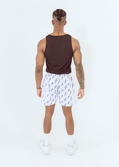 Bolt Shorts - White