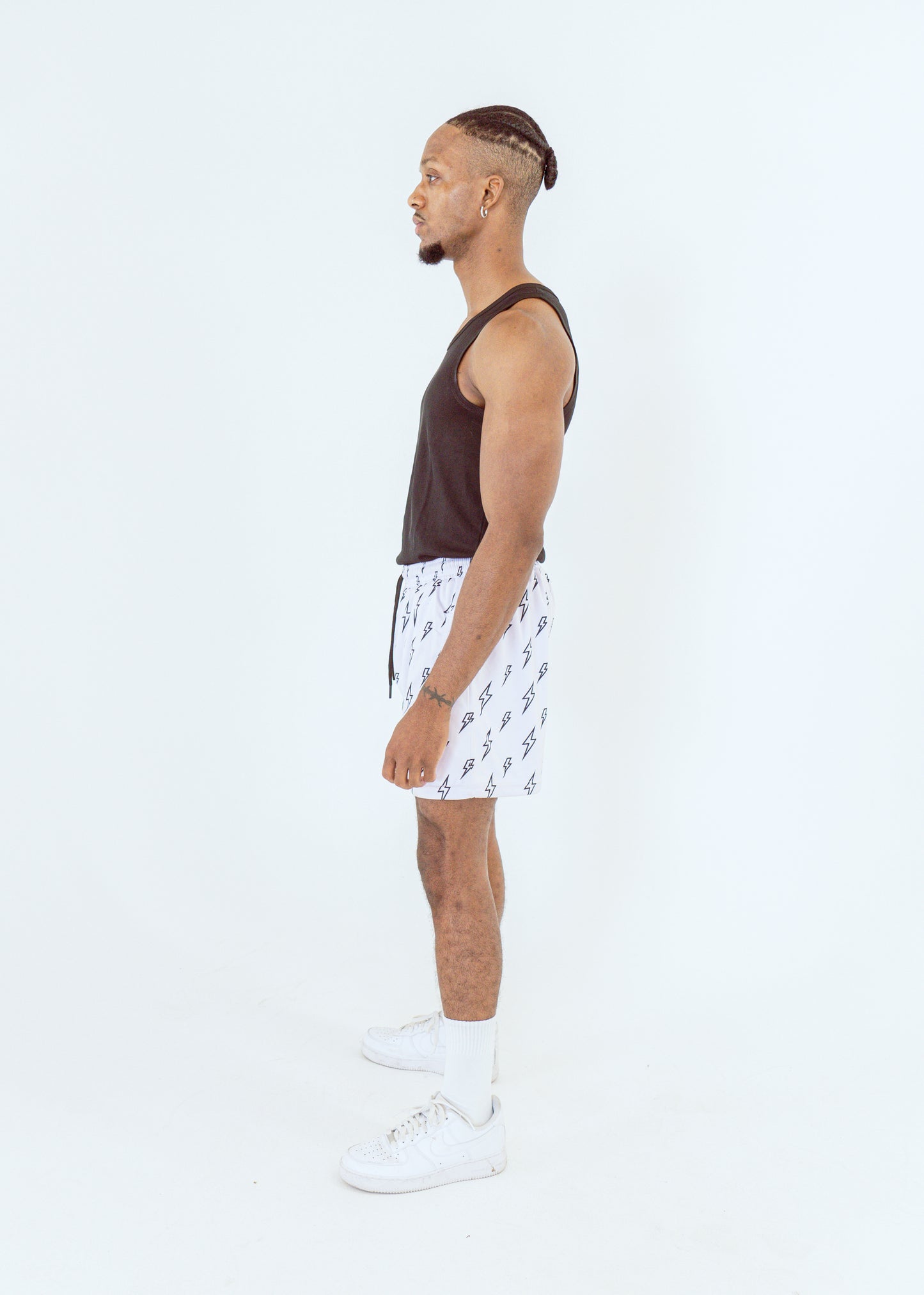 Bolt Shorts - White