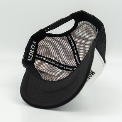 Move With Purpose™ Trucker Hat - Black & White