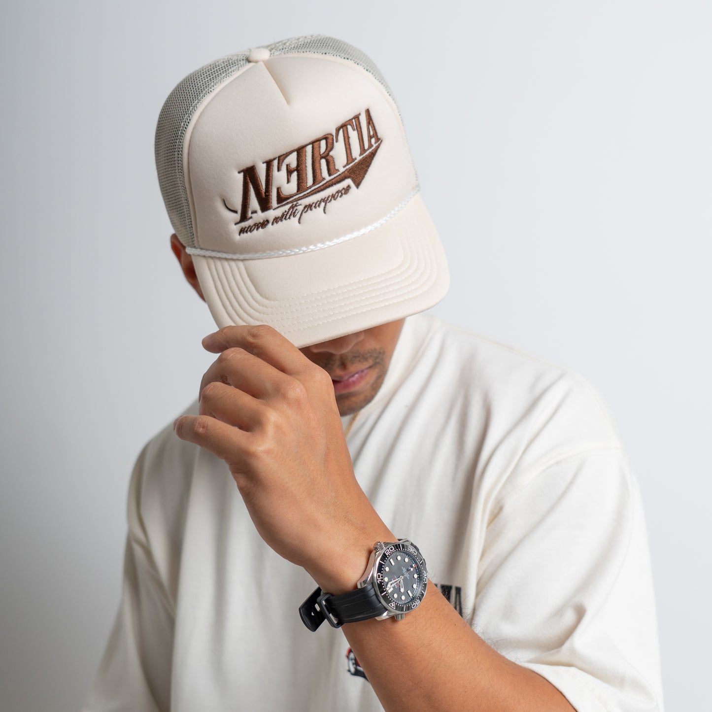 Move With Purpose™ Trucker Hat - Crème