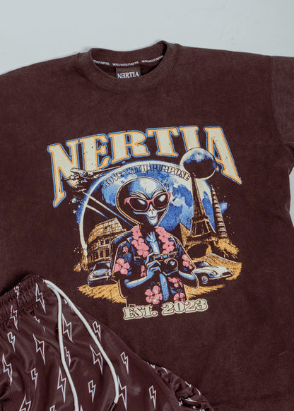 NERTIAN Tee - Acid Wash OVERSIZED