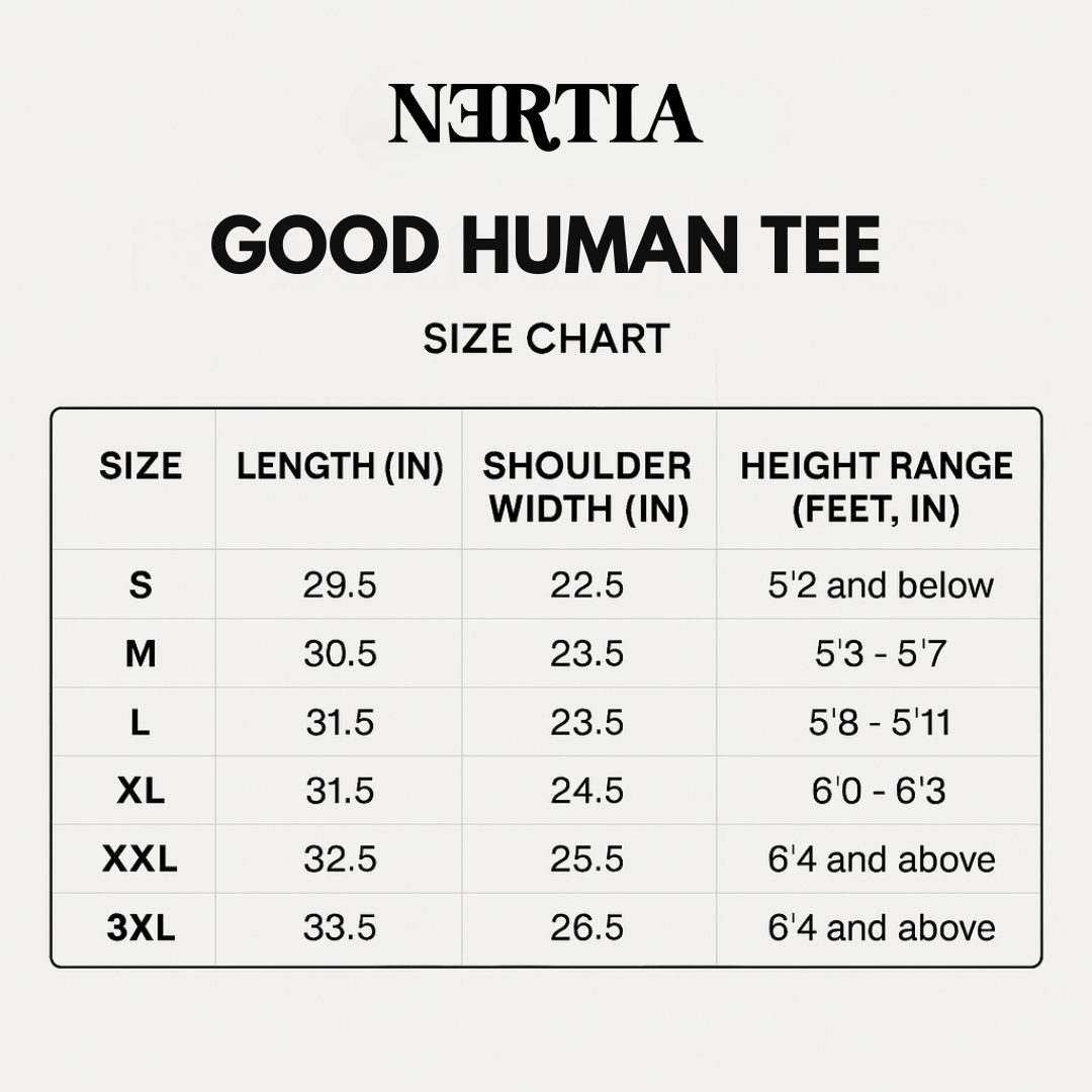 GOOD HUMAN TEE 001 [Charcoal]