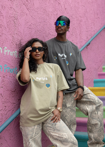 GOOD HUMAN TEE 001 [Charcoal]