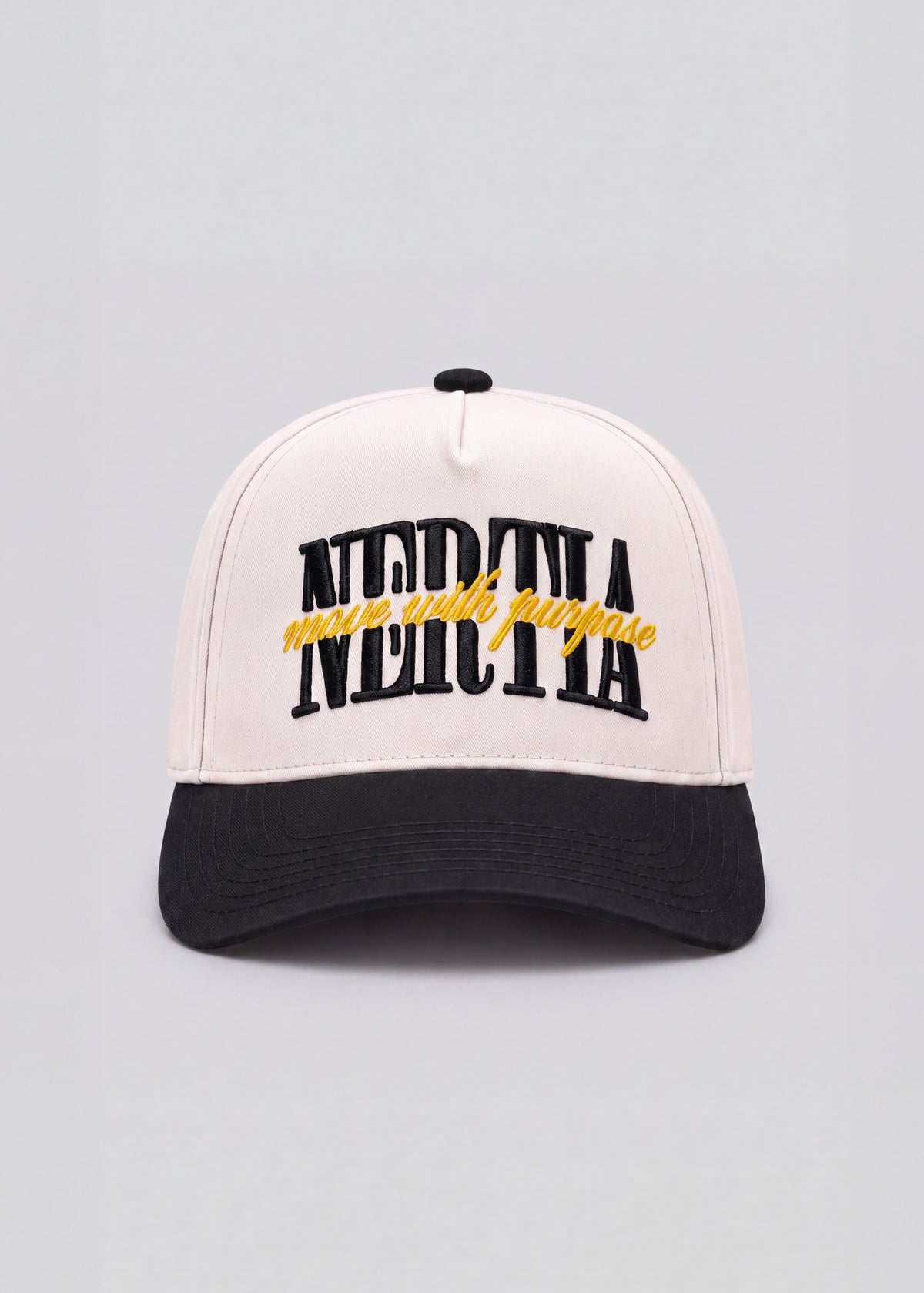 Move With Purpose Snapback II [Black & Crème]
