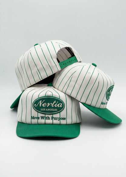 Pinstripe Snapback [GREEN]