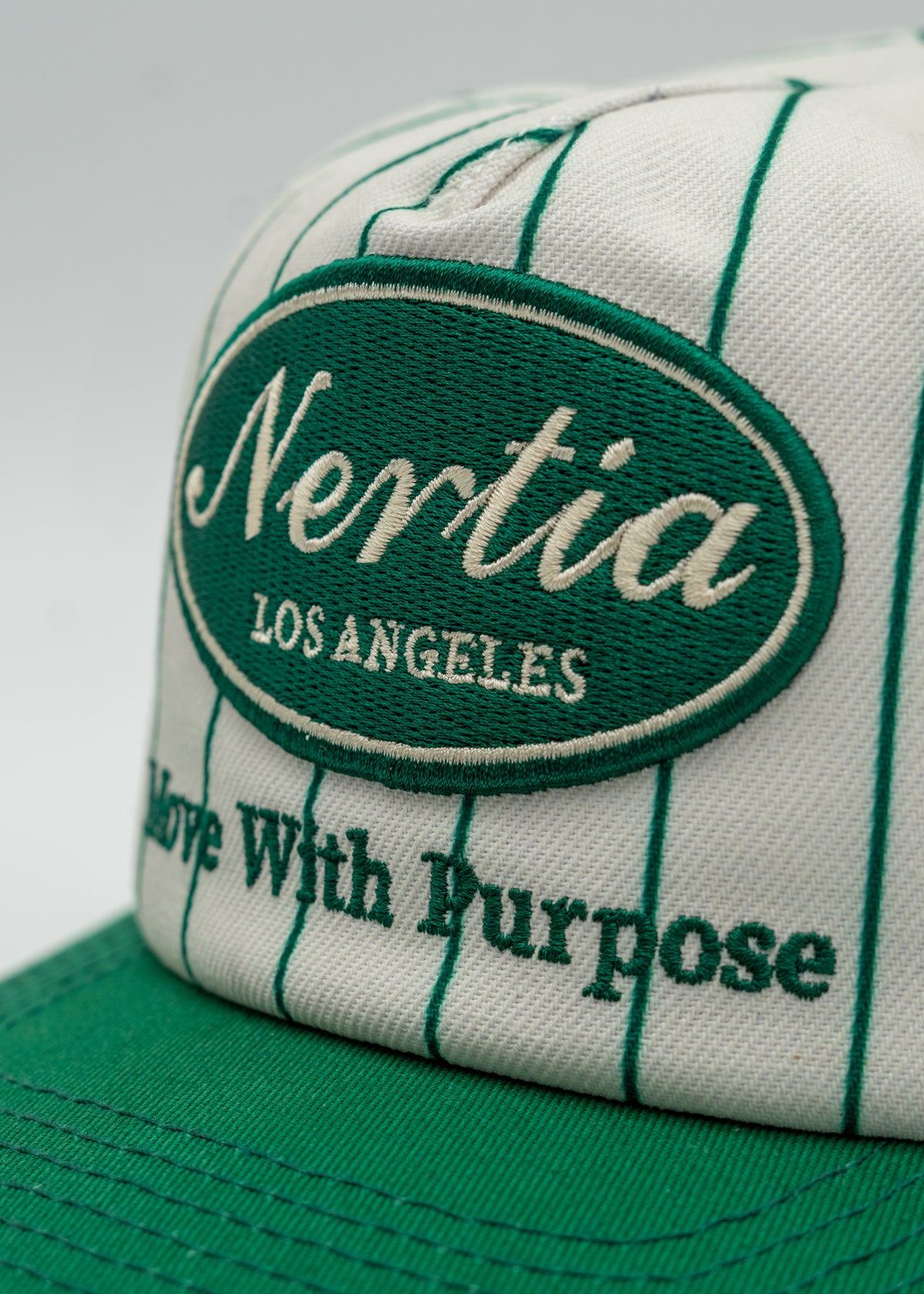 Pinstripe Snapback [GREEN]