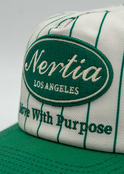 Pinstripe Snapback [GREEN]