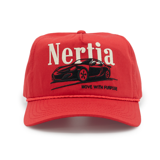 NERTIA™ Racing Hat - Crimson Red