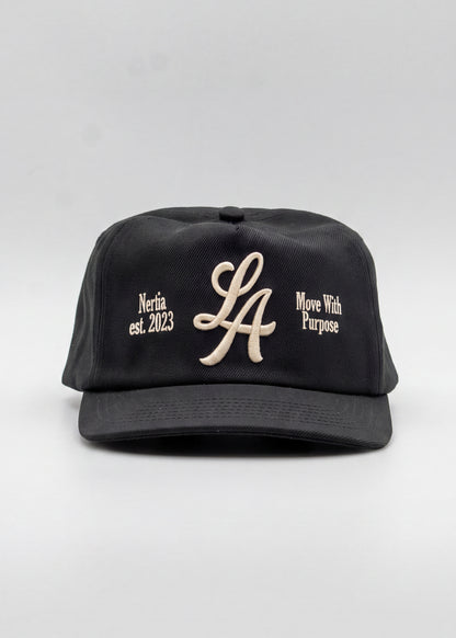 LA Script Snapback [Black]