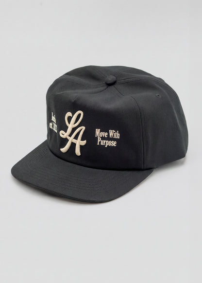 LA Script Snapback [Black]