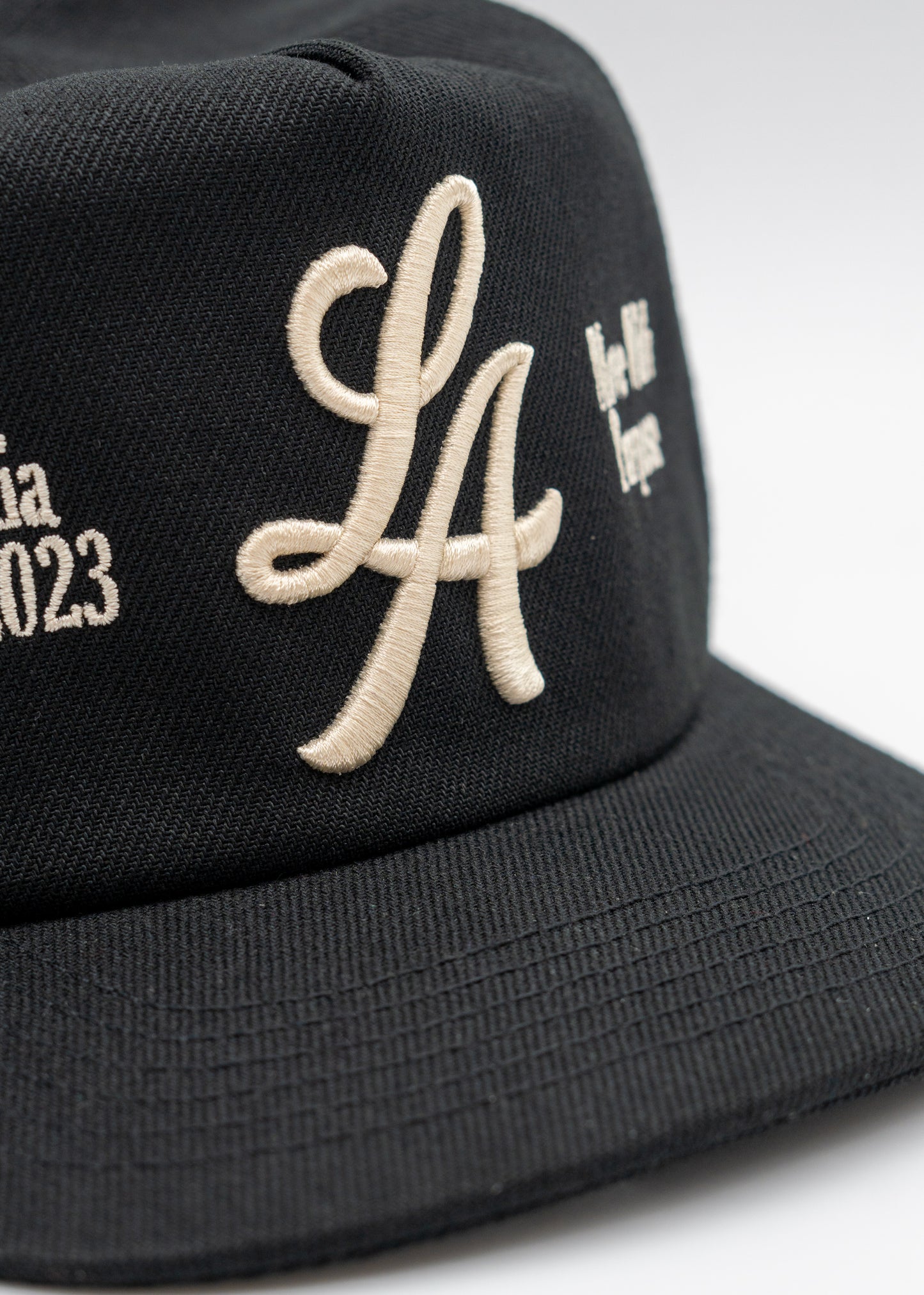 LA Script Snapback [Black]