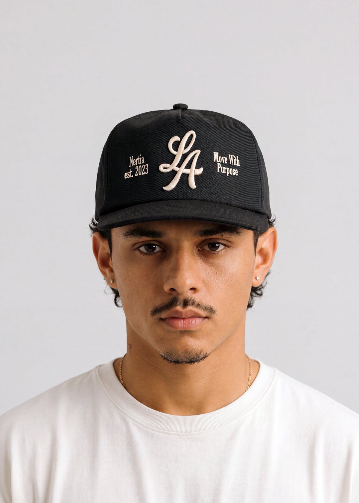 LA Script Snapback [Black]