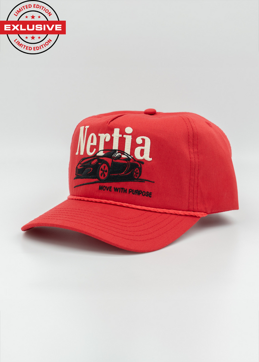 NERTIA™ Racing Hat - Crimson Red