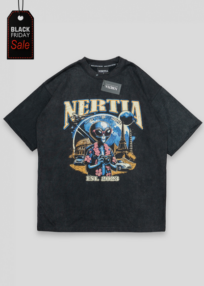 NERTIAN Tee - Acid Wash OVERSIZED